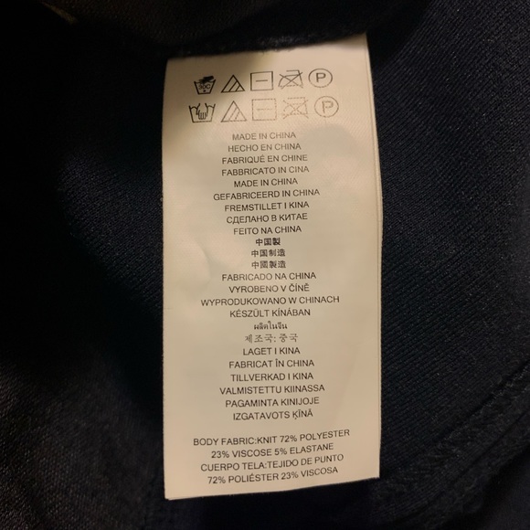 Extra Small, Navy Blue Leather Dress by Michael Kors - Picture 5 of 5